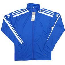 adidas Mens Track Jacket Medium Blue Aeroready Primegreen Recycled Full Zip