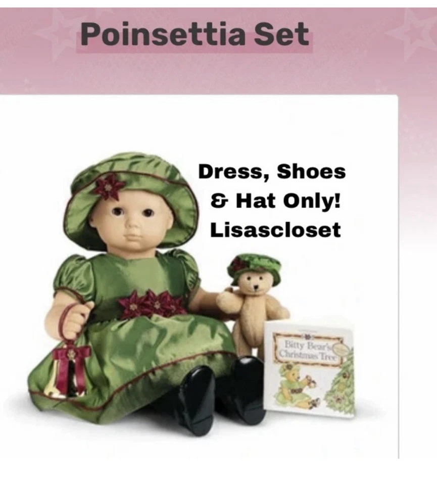 Лот 100% с ярлыками Bitty Baby Twin American Girl куклы одежды, обуви, аксессуаров - Изображение 2 из 4