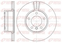 2X Bremsscheibe Remsa 6514.10 FüR BMW E39 296Mm 5Er Touring 520 523 525 Tds 528