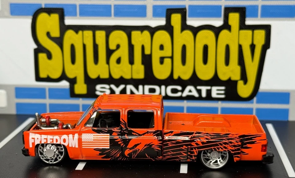 Custom M2 Machines GMC Chevrolet Cheyenne Super 30 Freedom 3d Resin Wheels - Image 2 of 4