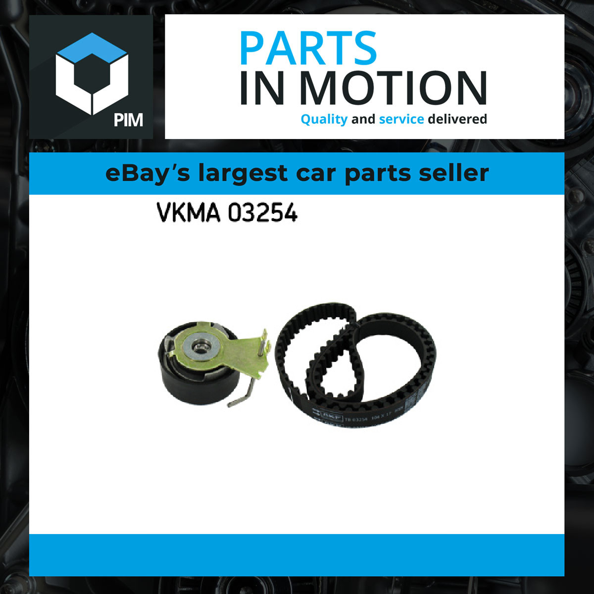 Timing Belt Kit fits CITROEN C3 Mk1, Mk2 1.4 2002 on Set SKF 081686 0816F2 New - Image 5
