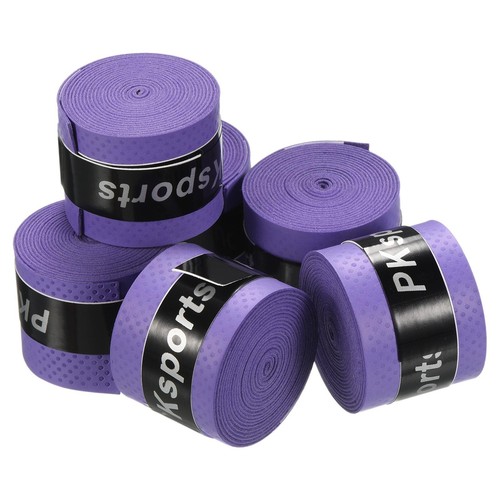 Grooved Grip Racket 6Pcs Tennis Racket Grip Tape PU 43.3