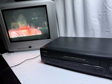 Sharp VCR VC-A400U- 4 Head Super Picture- Energy Star-TESTED No Remote
