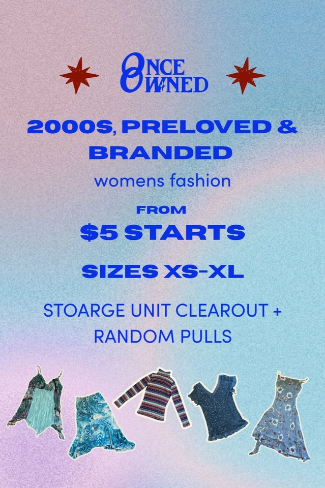 I'm back!! 2000s, preloved & branded ⭐️- Random pulls from $5