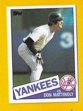 75097   1985 Topps #665 Don Mattingly 2nd YEAR YANKEES 