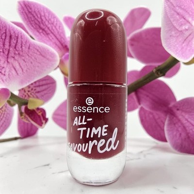 Essence Gel Nail Colour Nagellack 14 All Time Favoured Vegan Weinrot Naildesign