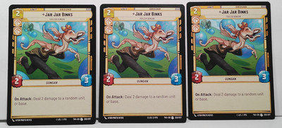 Star Wars Unlimited Twilight Gaming Cards GOLD 3X