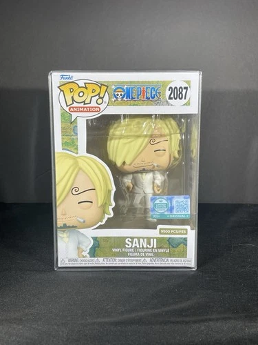 One Piece Sanji LE 9500 Pc Gamestop Exclusive Supreme Funko Pop 2087 w/Protector