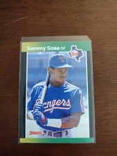 1989 Donruss Baseball's Best Sammy Sosa Rookie 7