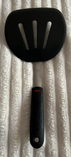 OXO GOOD GRIPS 12" LARGE SLOTTED NYLON NON-STICK BLACK SPATULA TURNER-EUC!