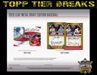 MIAMI MARLINS 2026 LEAF METAL DRAFT 12X HOBBY BOX FULL CASE BREAK #7058 — photo 5