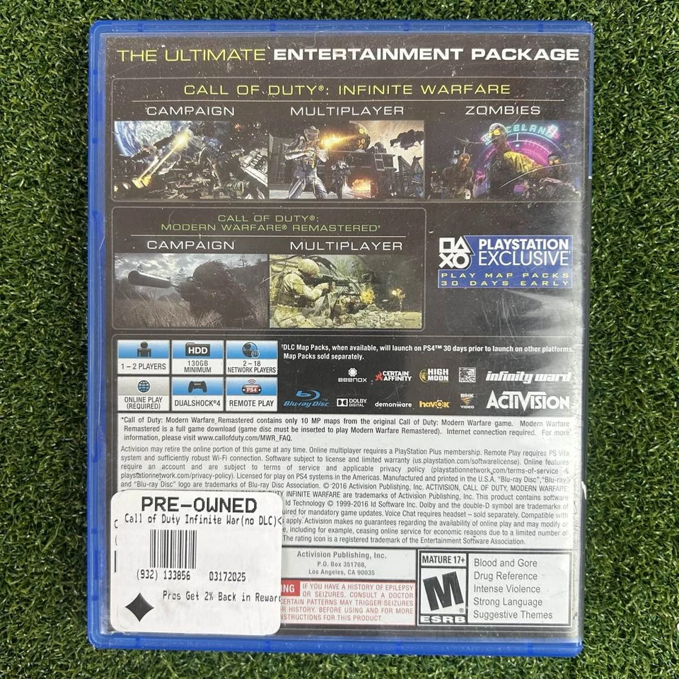 Lot of two! PS4 Call of Duty Infinite Warfare Legacy and The sims 4- s2 - Image 3 of 4