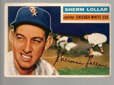 1956 Topps #243 Sherm Lollar Excellent