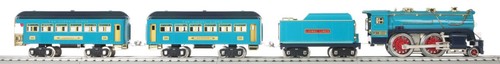 Juego de pasajeros Lionel by MTH 11-5010-1 Std Gauge hojalata Blue Comet 384E PS3 NUEVO EN CAJA | Zustand: New