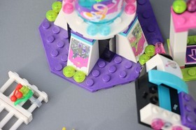 LEGO&reg; Friends 41130 Amusement Park Roller Coaster Incomplete! No Minifigs! READ!