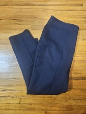 Talbots Navy Chatham Ankle Pants Curvy 10 Petite Office Casual Career Slacks