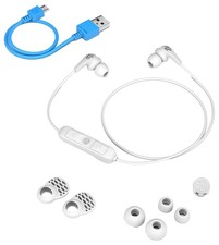 JLab EBPRORWHT123 JBuds Pro Bluetooth Wireless Earbuds White In-Ear