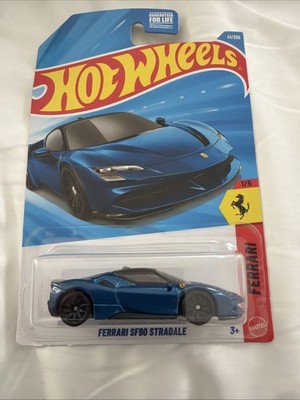 Hot Wheels Exotics 1/5- Ferrari SF90 Stradale (Blau) 41/250 Auf Langkarte