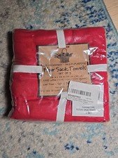 Kay dee designs 100 Cotton coffee 3 pc flour sack towel set 26" x 26"