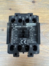 Brook Crompton Controls HR0901 Contactor Replacement For DOLS 230V 240V Coil