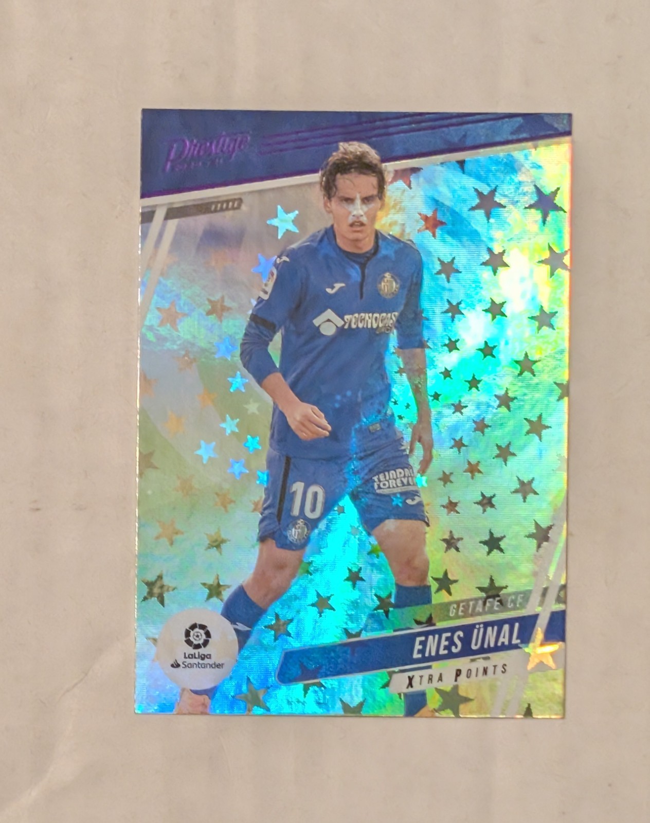 2020-21 Panini Chronicles La Liga Enes Unal #12 Xtra Points Purple Astro