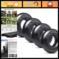 AR-PRO 4-Pack 15x6.00-6 Tire Inner Tube, TR-13 Straight Valve Stem, Heavy-Duty