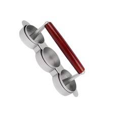 Pressa fai da te macchina per patty maker pressa per carne strumento per hamburger stampo (3 scomparti) macchina
