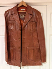 Raffello Golden Collection Mens Brown Leather...