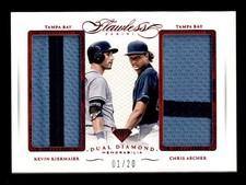 ARCHER / KIERMAIER 2016 PANINI FLAWLESS RED DIAMOND JERSEY PATCH #01/20 BF9119