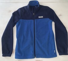 Magellan Youth Jacket SZ Boys L Blue Full Zip Fleece Casual Back To School