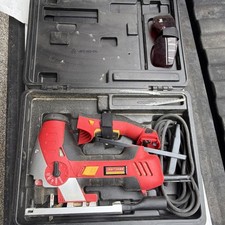 Craftsman LED Laser Corded Jigsaw 120V Red w/ Case, Blades & Safety Glasses