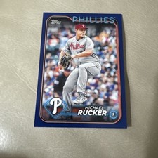 2024 Topps Update #US140 Michael Rucker Royal Blue Philadelphia Phillies