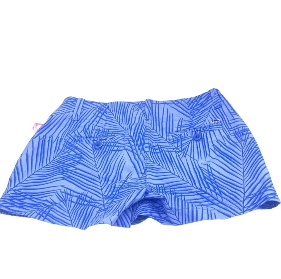 Pantalones Cortos Vineyard Vines Geo 3.5 Todos los Días Azul Para Mujer Talla 2 Playa Palma Preppy  Foto 2 de 4