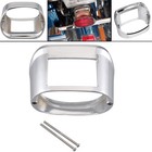 Chrome Rear Tail Light Lamp Cover Trim For Harley Dyna Heritage Softail FLSTC