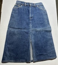 Vintage 70s 80s Levi's Orange Tab Denim Skirt Women's 11