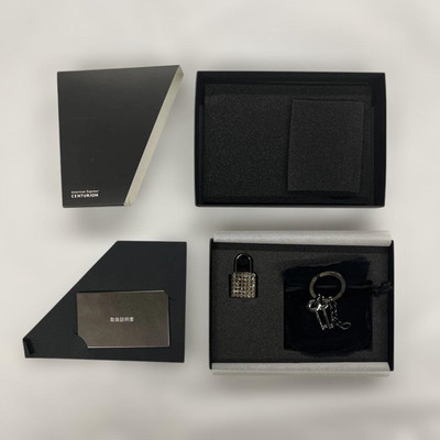 American Express Centurion Black Card Exclusive Crystal Padlock Keychain Rare