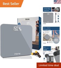 Precision Bathroom Scale for Weight with Sleek Design - Max 400lbs Capacity
