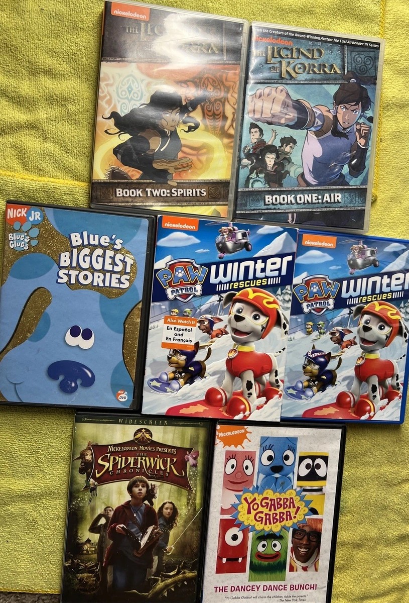 6+ Nickelodeon Nick Jr Dvds Yo Gabba Gabba! Blues Clues