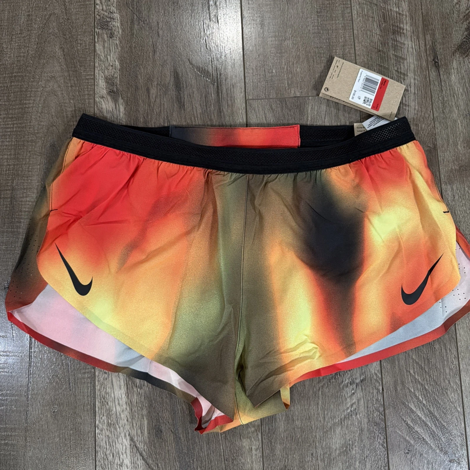 Nike Dri Fit ADV AeroSwift Elite 2” Running Shorts ‘Crimson Black’ (size mens L)