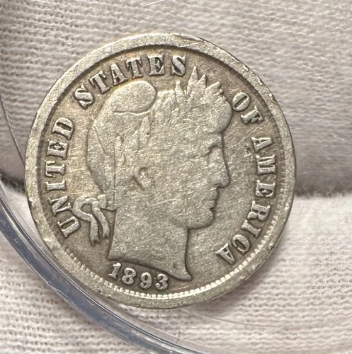 1893 Barber Dime