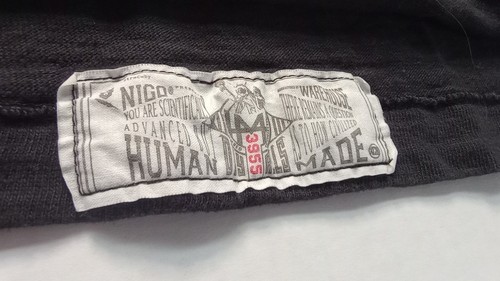 HUMAN MADE HAMBURGER ALL THE AIR COMES OUT THE BUN MEDIUM SHIRT W/LT WEAR - Picture 9 of 18