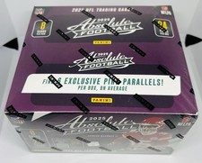FACTORY SEALED 2025 Panini Absolute Football Retail (24-Pack) Box - Kaboom, RCs