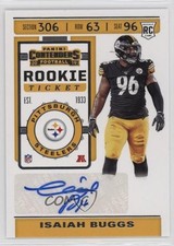 2019 Panini Contenders Rookie Ticket Isaiah Buggs #232 Auto 0a3