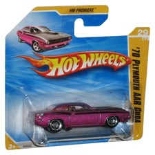 Hot Wheels 2009 New Models Purple '70 Plymouth Aar Cuda Car 029/190 - (Short Car