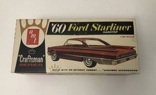 Amt 1960 Ford Starliner Hardtop 125 Craftsman Series Vintage Model Kit Unbuilt