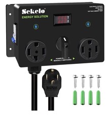 Manual EV Charging Switch for Dryer  EV   NEMA 14-30P to 14-30R  14-50R   OB