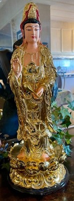 15''Quan Yin /Avalokiteshvara Bodhisattva fResin Statue (Bodhisatva of compasion)