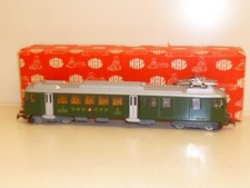 Hag H0:  Nr. 150 E-Triebwagen Rh BFe 4/4 (1408) der SBB-CFF, grün, Wechselstrom.