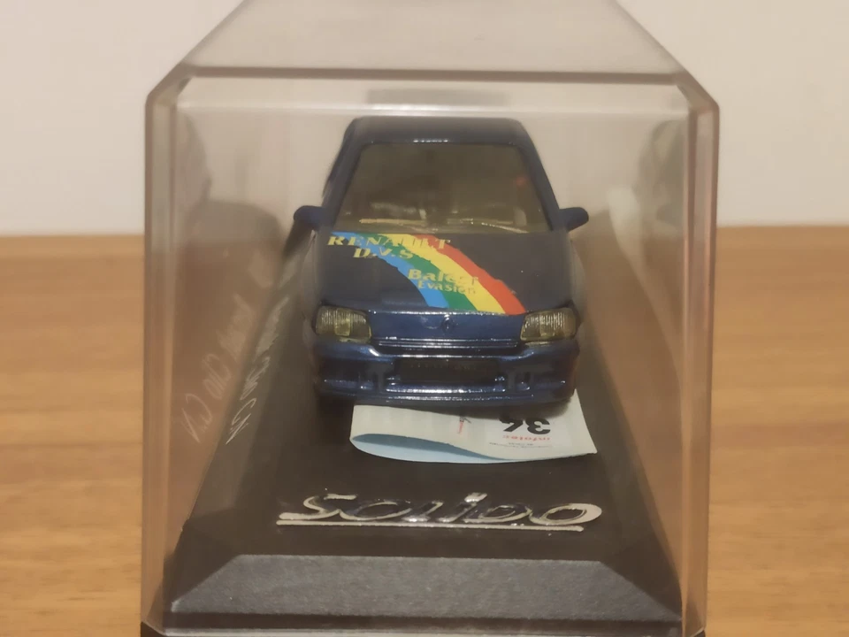 Renault Clio Williams Gruppo N Solido 1:43 Con Decals Modellino Die Cast - Immagine 3 di 4