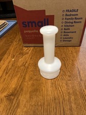 White Plastic Handle Stretch Wrap Dispenser  Pack of 1   No Film Included 
